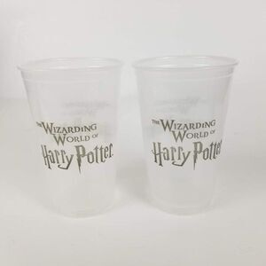Harry Potter Wizarding World Plastic Cups 2 - 20oz Disposable Souvenir USH